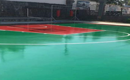 江西篮球场翻新地面